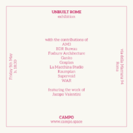 Unbuilt Rome Unbuilt Rome - CAMPO